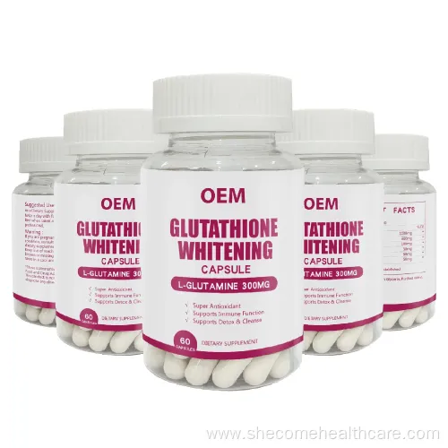 OEM Glutathione Whitening Capsules for Immune Support and Skin Brightening